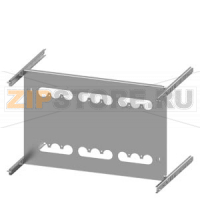 SIVACON S4 EBS SENTRON 3VA 3VA23 (400 A) 3-pole Upright mounting position Fixed mounting Number of switches 3 Height 350 mm Width 600 mm Branch height 450 mm Siemens 8PQ6000-8BA54