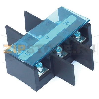 Клемма открытая, сильноточная, черная CHIKU RTC 60-3P 