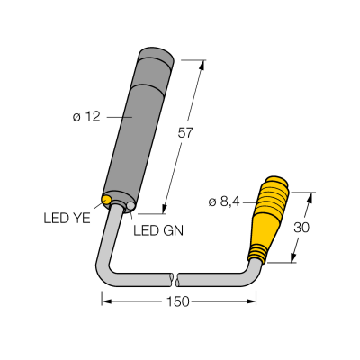 Датчик фотоэлектрический Turck M126E1LDQ 