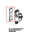 Bl Cl threaded door counter bracket Unox XB 695