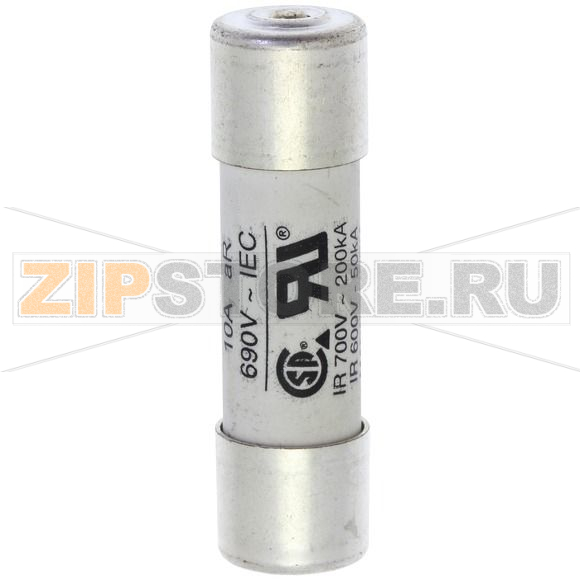 Предохранитель, 10 A, AC 700 В, 200 кА, 14x51 мм, aR, UL Eaton 10A 690V 14X51 INDICATED 14.3x50 