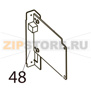 USB PC Board ass&#039;y Toshiba TEC B-SX4T-GS10/20-QQ-US USB PC Board ass'y Toshiba TEC B-SX4T-GS10/20-QQ-USЗапчасть на деталировке под номером: 48
