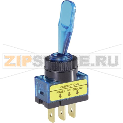 Тумблер автомобильный, синий TRU Components TC-R13-61B 