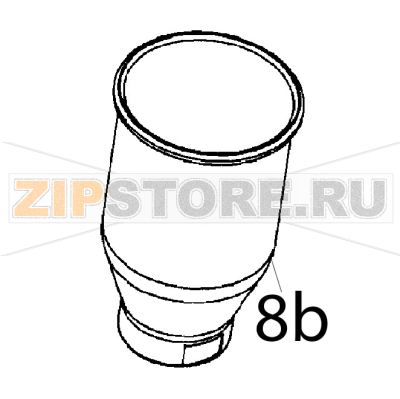 Litres s.stell ice-breaker container Vema SG 2081 Litres s.stell ice-breaker container Vema SG 2081Запчасть на деталировке под номером: 8b