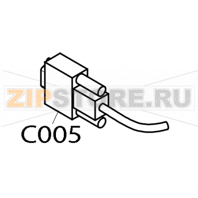 Connecting cable between control module and operating module Convotherm OES 6.10 Connecting cable between control module and operating module Convotherm OES 6.10Запчасть на деталировке под номером: C005