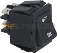 ЧЕРНЫЙ ДВУХПОЛЮСНЫЙ ПЕРЕКЛЮЧАТЕЛЬ 16А 250В
