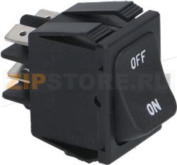 ЧЕРНЫЙ ДВУХПОЛЮСНЫЙ ПЕРЕКЛЮЧАТЕЛЬ 16А 250В 