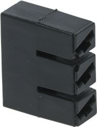 МОНТАЖНЫЙ БЛОК, ЧЕРНЫЙ 11X30 ММ 