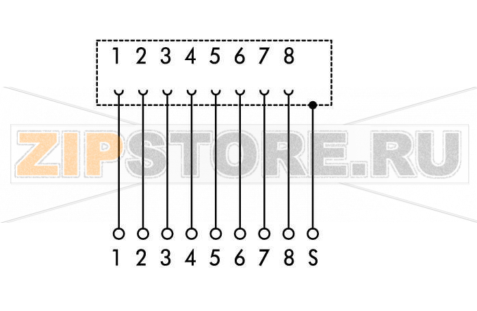Интерфейсный модуль; RJ-45; Клеммы для печатных плат, двухрядные; Кат. 5; в монтажном держателе; с экранированным соединением; с зажимной скобой для экрана; 1,50 mm Wago 289-175 