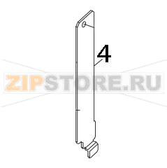 PCMCIA Blind plate Toshiba TEC B-852-TS12-CN PCMCIA Blind plate Toshiba TEC B-852-TS12-CNЗапчасть на деталировке под номером: 4