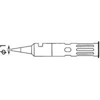 Жало паяльное, круглое, 1 шт Weller T0051644399