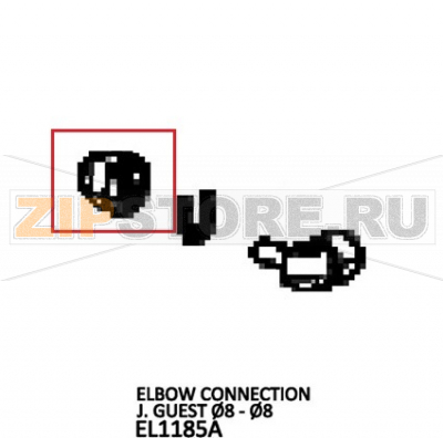 Elbow connection J. Guest Ø8 - Ø8 Unox XV 893 Elbow connection J. Guest Ø8 - Ø8 Unox XV 893Запчасть на деталировке под номером: 142Название запчасти на английском языке: Elbow connection J. Guest Ø8 - Ø8 Unox XV 893