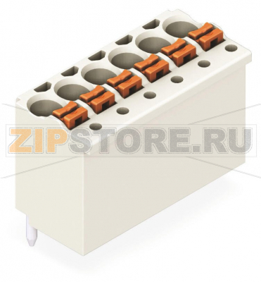 1-conductor THT female header; Вывод под пайку 1 мм O; прямые; 1,5; Шаг контактов 3,5 мм; 6-пол.; светло-серые Wago 2091-1176 Универсальное соединение для всех типов проводниковПростой монтаж одножильных проводников и многожильных проводников с наконечником путем вставкиПростая в использовании конструкция не требует применения специальных инструментовВозможность выполнения монтажа как в соединенном, так и в разъединенном состоянииВстроенные тестовые порты для тестирования параллельно вводу проводникаЗаказная установка выводов под пайку...
