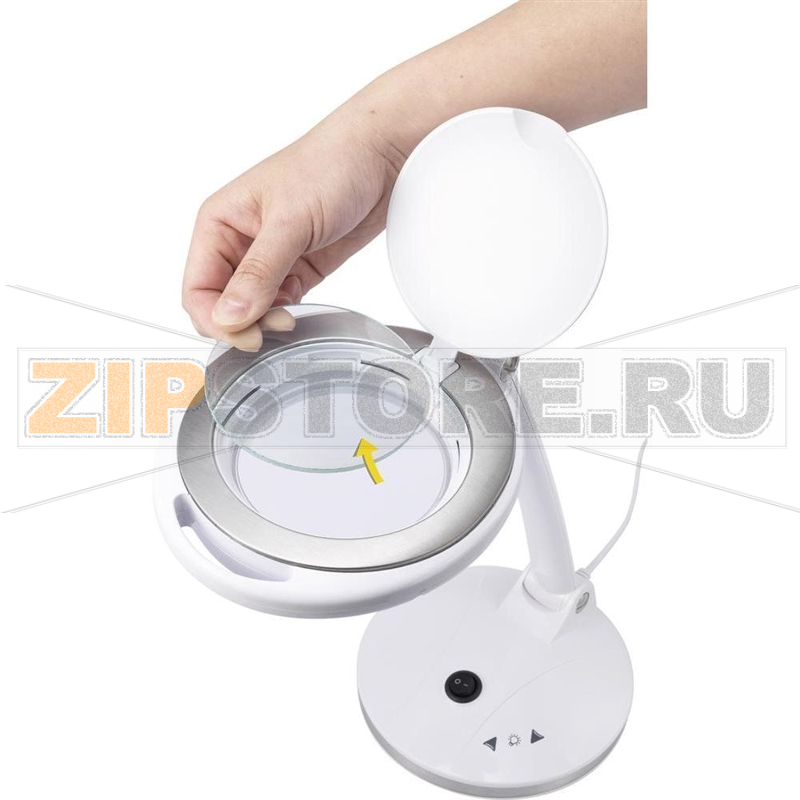 Лампа настольная с лупой 5 Вт, Ø: 100 мм, коэфф. увеличения: 1.75х Toolcraft 1425137 