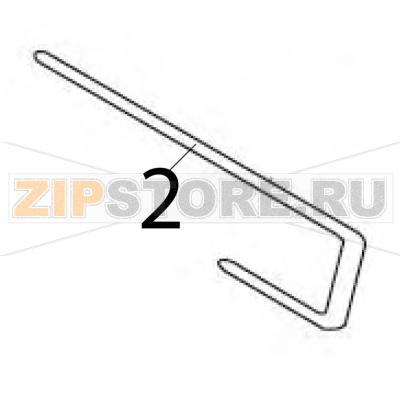 J-Hook media rewind Zebra 90XiIII Plus J-Hook media rewind Zebra 90XiIII PlusЗапчасть на деталировке под номером: 2