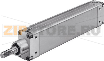 Пневмоцилиндр плоский Festo DZH-40-100-PPV-A 