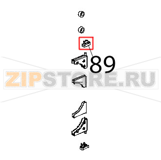 Ferma vetro interno inf. Unox XBC 404 Ferma vetro interno inf. Unox XBC 404Запчасть на деталировке под номером: 89