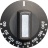 KNOB BLACK ø 50 mm 60-200°C