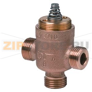 VXP47.10-1 - 3-ходовые седельные клапаны, внешняя резьба, PN16, DN10, kvs 1 Siemens VXP47.10-1 
