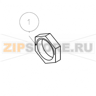 Controdado 3/4 Zn Imesa LM 14        Controdado 3/4 Zn Imesa LM 14Запчасть на сборочном чертеже под номером: 1Название запчасти на итальянском языке: Controdado 3/4 Zn Imesa LM 14