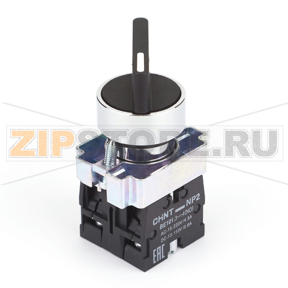 Переключатель, 2 положения, 2НО, IP40 Chint NP2-BJ43 