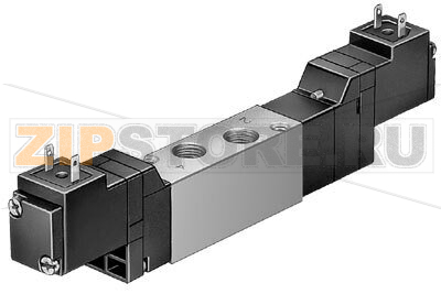 Распределитель с электроуправлением Festo MEH-5/3G-1/8-P-S-B 