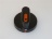 MANOPOLA ø 38 CON INDICE ARANCIO