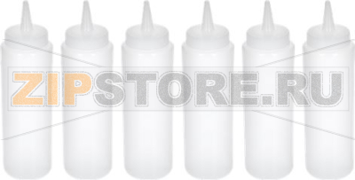 PLASTIC DISPENSER 236 ml SET 6 PIECES 