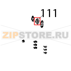 Scrocco maniglia DX Unox XBC 905 Scrocco maniglia DX Unox XBC 905Запчасть на деталировке под номером: 111
