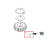 Pin, Retaining KitchenAid 5KSM7580XEFP