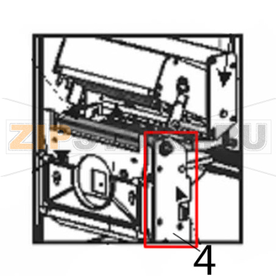 Lower print mechanism Zebra TLP-2746e Lower print mechanism Zebra TLP-2746eЗапчасть на деталировке под номером: 4