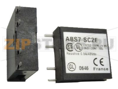 Реле статическое 5-48 В, 0.5 А, 10 мм Schneider Electric ABS7SC2E 