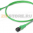 Кабель ETHERNET; Кат. 6А; RJ45, осевая фиксация; RJ45, осевая фиксация; Длина: 5 м; зеленые Wago 756-1250/1023-050 - Кабель ETHERNET; Кат. 6А; RJ45, осевая фиксация; RJ45, осевая фиксация; Длина: 5 м; зеленые Wago 756-1250/1023-050