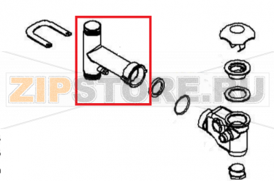 Drain pipe Angelo Po FX101E3 Drain pipe Angelo Po FX101E3Запчасть на 
