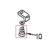 Spring, lift rod KitchenAid 5KPM50