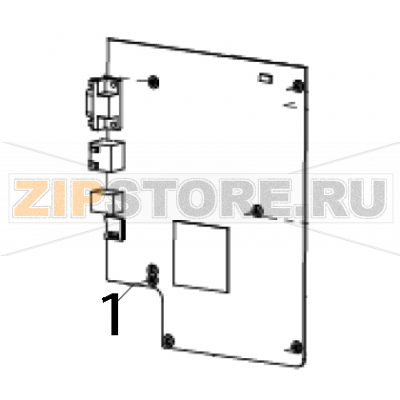 Main board assembly TSC MX240P Main board assembly TSC MX240PЗапчасть на деталировке под номером: 1