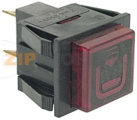 ЛАМПА ИНДИКАТОРНАЯ КРАСНАЯ GAGGIA