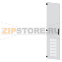 SIVACON, door, left, ventilated, IP20, H: 2000 mm, W: 450 mm, RAL 7035, Protection class 1 Siemens 8MF1070-2UT15-1BA2