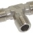 Т-ОБРАЗНЫЙ НИКЕЛИРОВАННЫЙ ФИТИНГ Ø 1/4"M-1/4"M-1/4"M - Т-ОБРАЗНЫЙ НИКЕЛИРОВАННЫЙ ФИТИНГ Ø 1/4"M-1/4"M-1/4"M