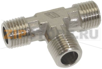 Т-ОБРАЗНЫЙ НИКЕЛИРОВАННЫЙ ФИТИНГ Ø 1/4&quot;M-1/4&quot;M-1/4&quot;M 