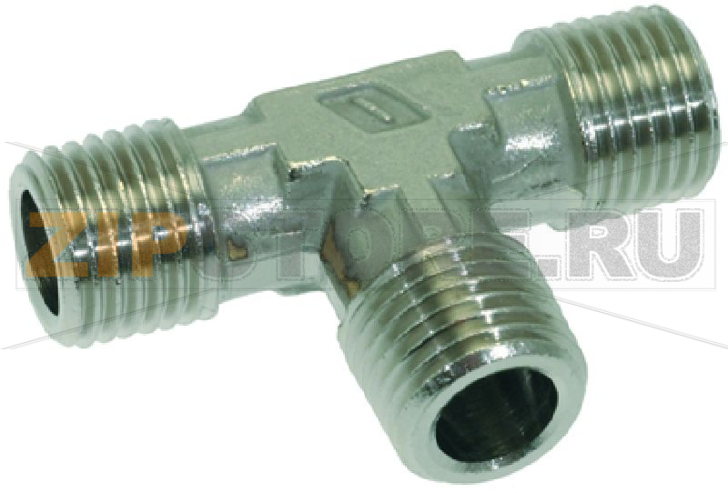Т-ОБРАЗНЫЙ НИКЕЛИРОВАННЫЙ ФИТИНГ Ø 1/4"M-1/4"M-1/4"M 