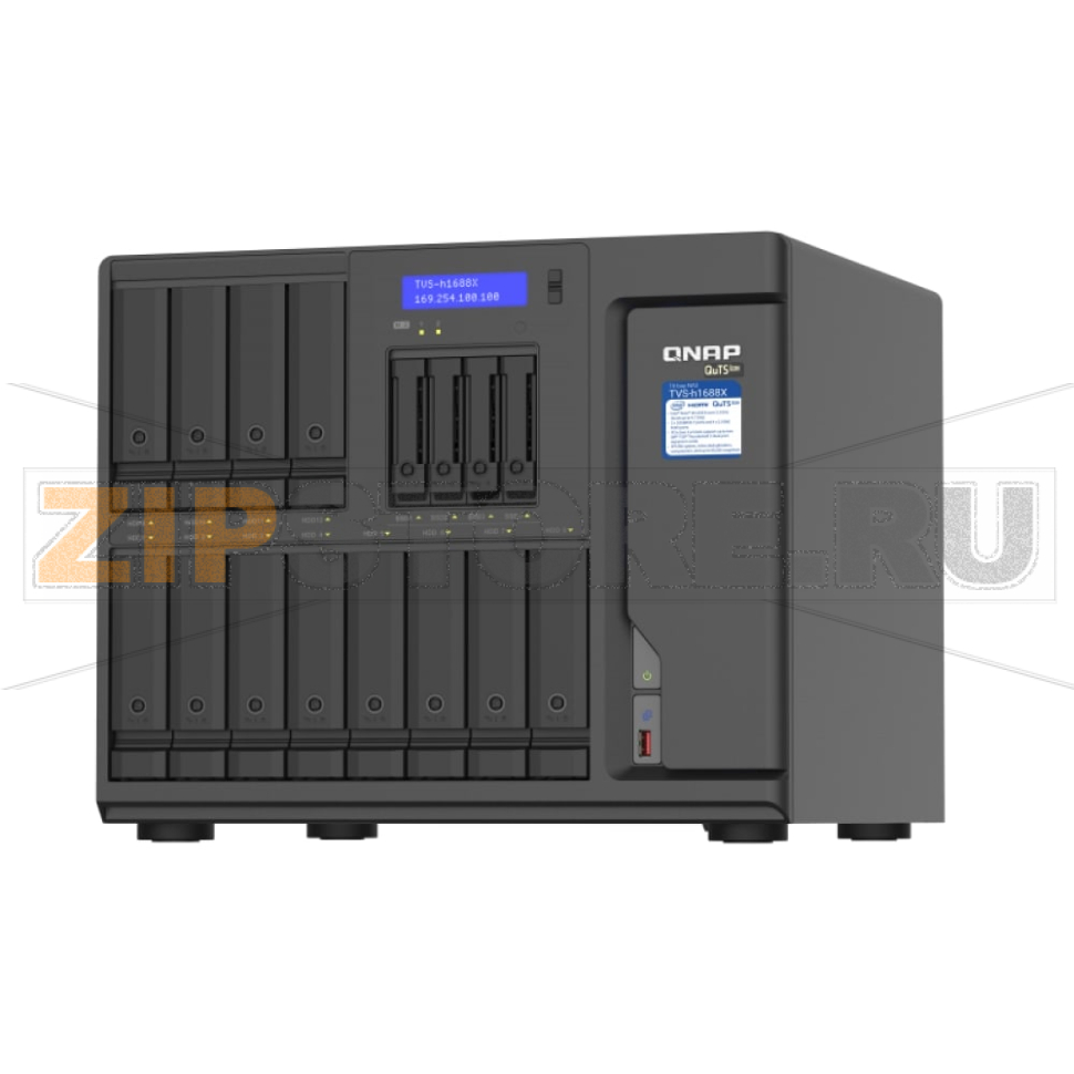 Накопитель сетевой QNAP TVS-H1688X 