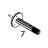 Ribbon supply spindle assembly TSC PEX-1130