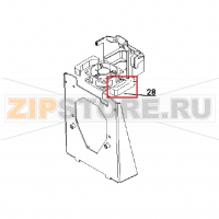 Insulator for defrost fan Ugolini Minigel 1 Plus