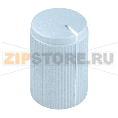 Ручка поворотная, рифленая ось, серебристая, диаметр оси: 6 мм, KMK10 Cliff FC7248 