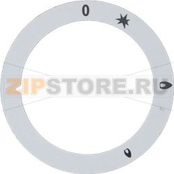 SELF-ADHESIVE DISC WITH PILOT SYMBOL 