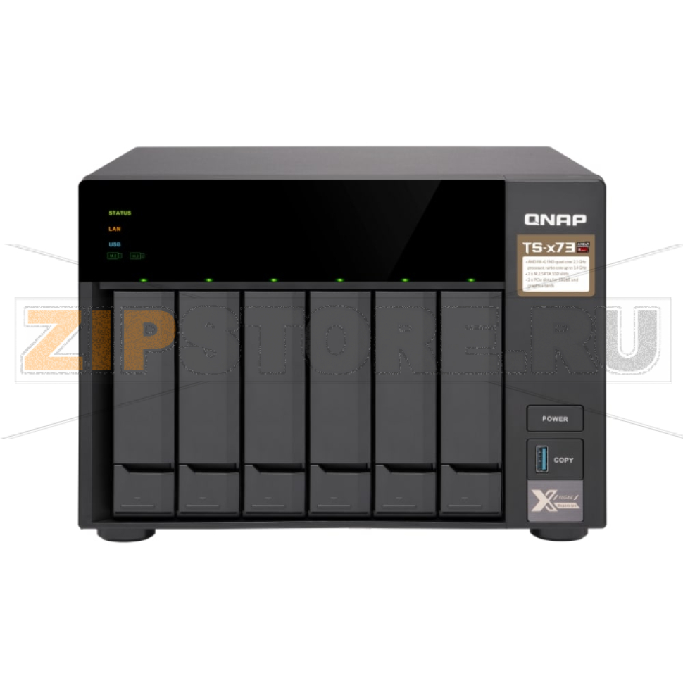 Накопитель сетевой QNAP TS-673 