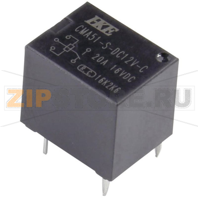 Реле автомобильное 12 В/DC, 35 А, 1 шт HKE CMA51-S-DC12V-C 