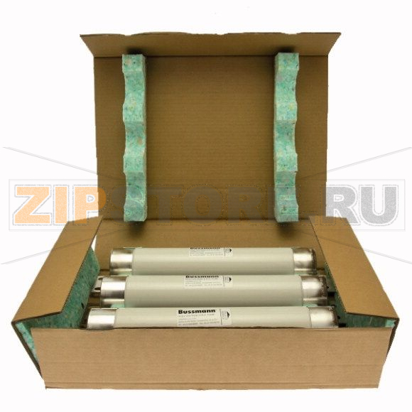 Предохранитель двигателя, 31.5 A, AC 7.2 kV, 40 кА, 76x403 мм Eaton 7.2KV 31.5A 3" MOTOR START FU 