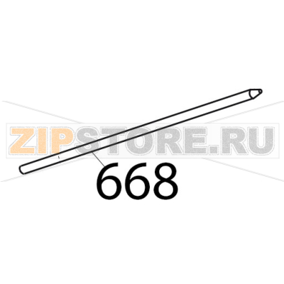 Perno motore Sirman Mirra 300 Perno motore Sirman Mirra 300Запчасть на деталировке под номером: 668